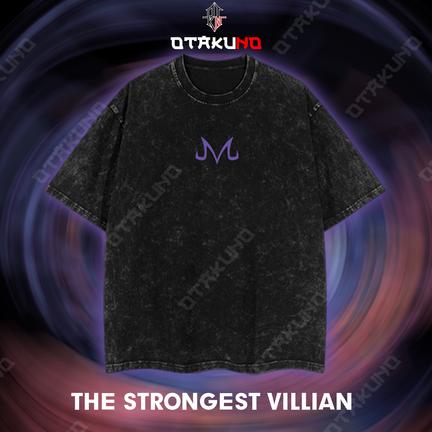 THE EVIL KID BUU OVERSIZED 2-SIDED WASHED TSHIRT