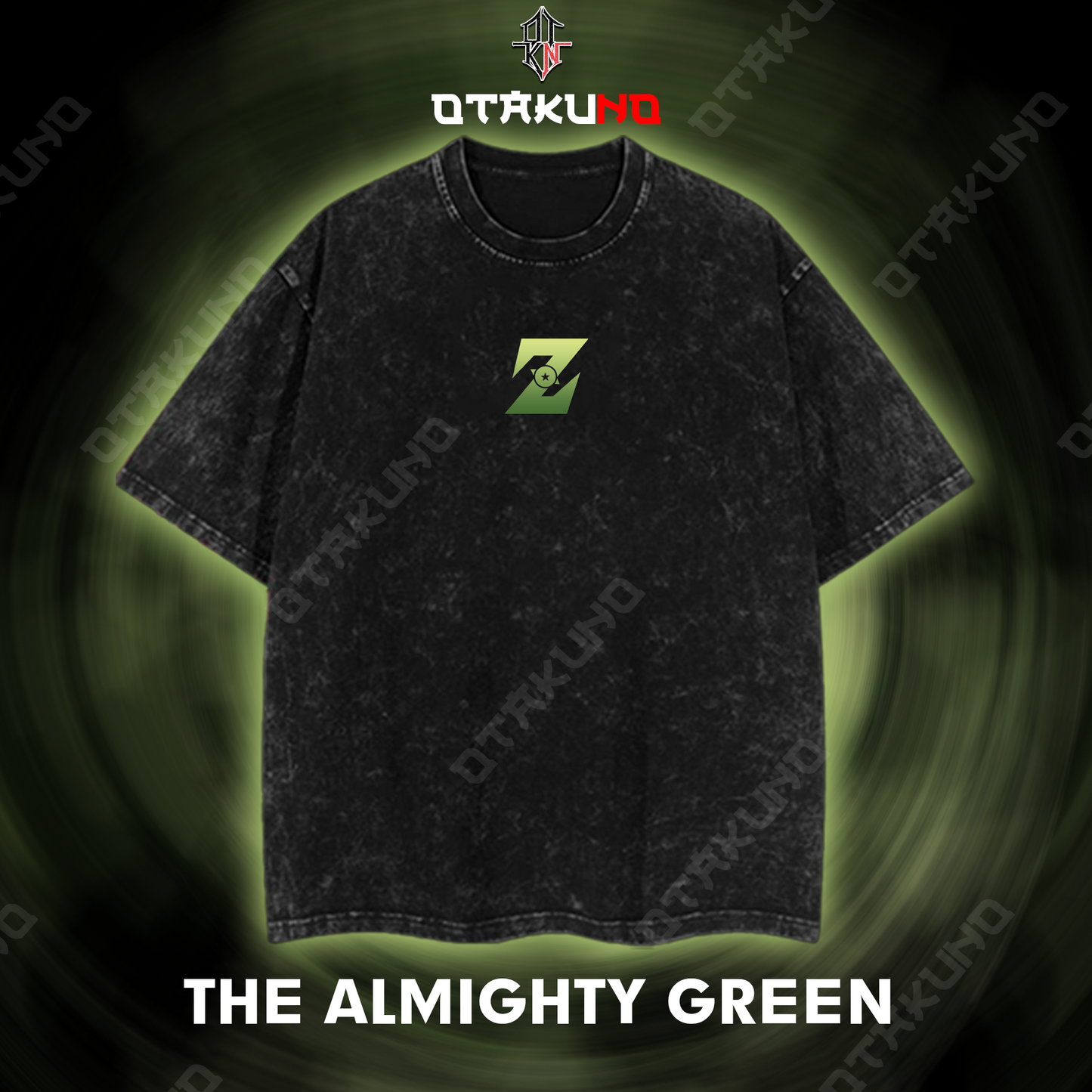 The Green Legrendary Super Saiyan Oversized Washed Tshirt