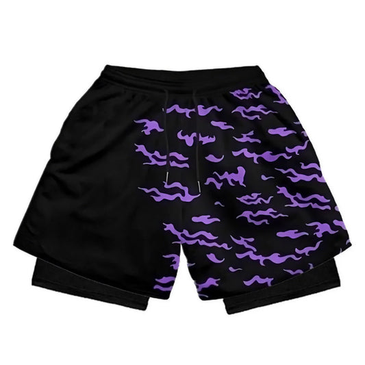 Six Paths Gym Shorts | Naruto Anime Gym Shorts