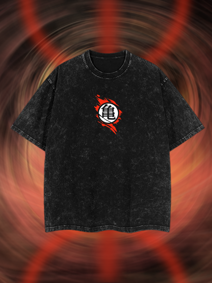 THE CALLING OF THE  LEGEND DRAGON OVERSIZED WASHED TSHIRT