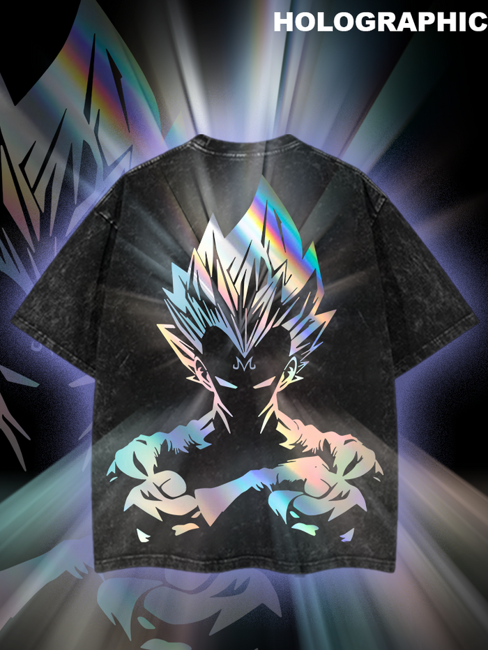 [SPECIAL] FLEXING MAJIN ULTRA EGO 2-SIDED OVERSIZED WASHED TSHIRT