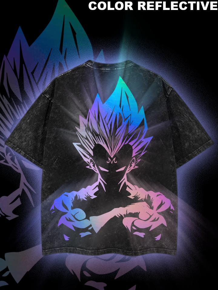 [SPECIAL] FLEXING MAJIN ULTRA EGO 2-SIDED OVERSIZED WASHED TSHIRT