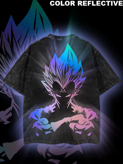 [SPECIAL] FLEXING MAJIN ULTRA EGO 2-SIDED OVERSIZED WASHED TSHIRT