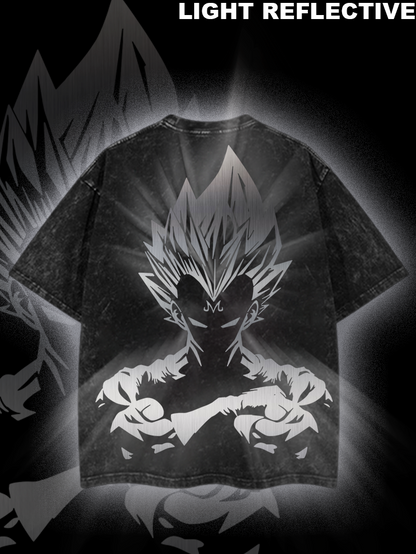 [SPECIAL] FLEXING MAJIN ULTRA EGO 2-SIDED OVERSIZED WASHED TSHIRT