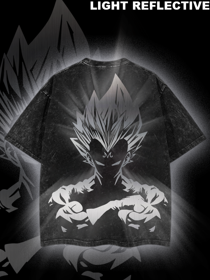 [SPECIAL] FLEXING MAJIN ULTRA EGO 2-SIDED OVERSIZED WASHED TSHIRT