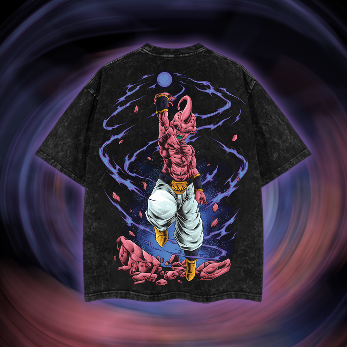 THE EVIL KID BUU OVERSIZED WASHED TSHIRT