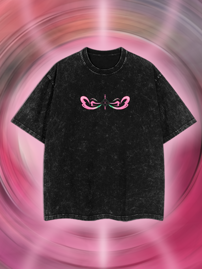 THE LOVE HASHIRA OVERSIZED WASHED 2-SIDED TSHIRT