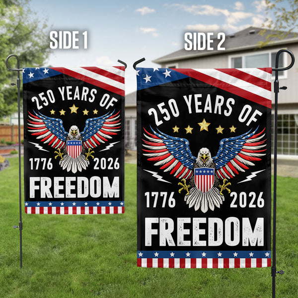 America Semiquincentennial 250 Years of Freedom 250th Anniversary Flag