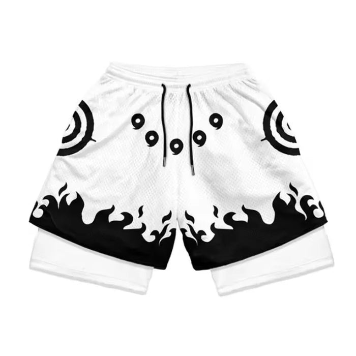Six Paths Gym Shorts | Naruto Anime Gym Shorts 2