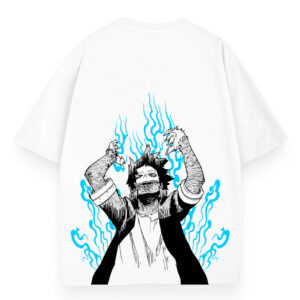 BLUE FLAME OVERSIZE TEE