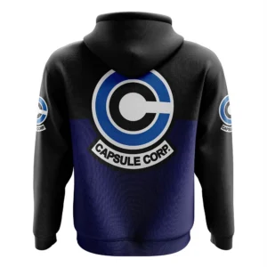 Capsule Corp Dragon Ball Z Zip Hoodie Jacket