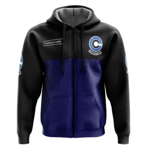 Capsule Corp Dragon Ball Z Zip Hoodie Jacket