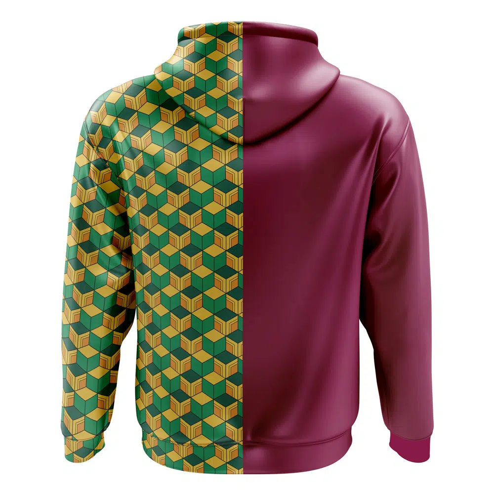 Giyu Tomioka Demon Slayer Zip Hoodie Jacket - Image 2