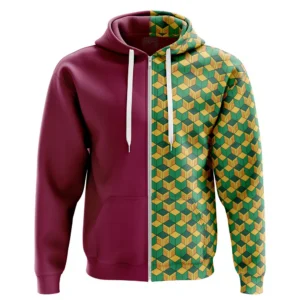 Giyu Tomioka Demon Slayer Zip Hoodie Jacket
