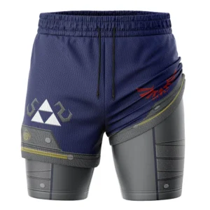 Shield Style Legend of Zelda 2-in-1 Performance Shorts