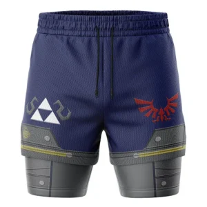 Shield Style Legend of Zelda 2-in-1 Performance Shorts