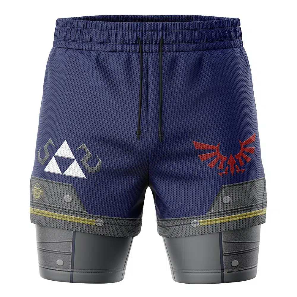 Shield Style Legend of Zelda 2-in-1 Performance Shorts