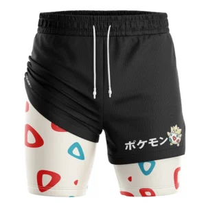 Togepi Pokemon 2-in-1 Performance Shorts
