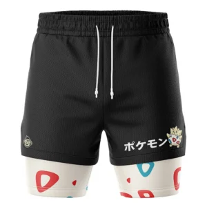 Togepi Pokemon 2-in-1 Performance Shorts